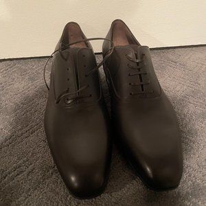 Salvatore Ferragamo Hickory Calf Oxford Dress Shoes